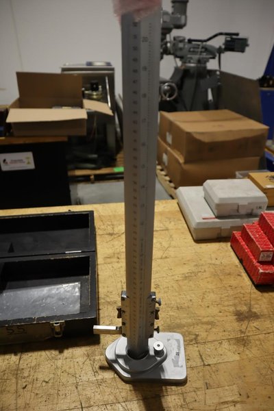 Chesterman 20" Height Gage with Wood Case- Auction Item