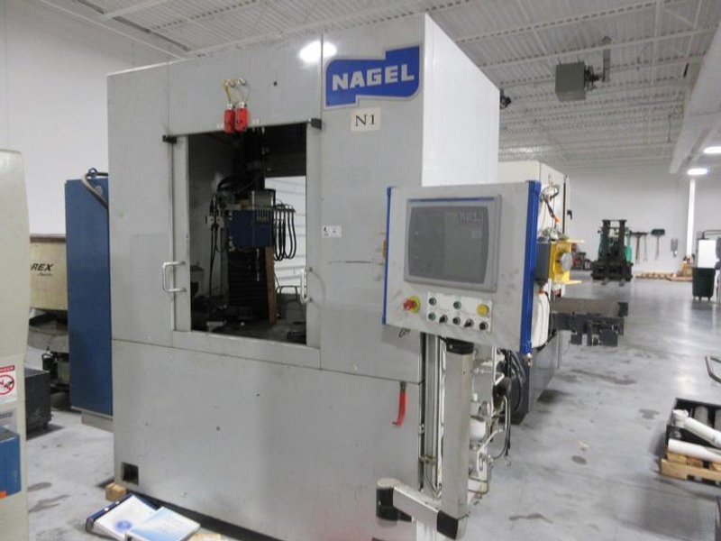 Nagel ECO 40-2 Automatic Vertical CNC Honing Machine, Twin Spindle, (New In 2012), Allen Bradley Panel View Plus 1500 Control.- Auction Item