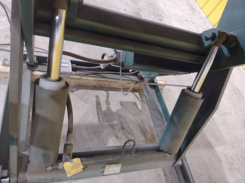 60" X 48" X 3500 LB SOUTHWORTH MODEL #LS4-36 DOUBLE ROLLER TOP LIFT TABLE, 110V SINGLE PHASE: STOCK #20929