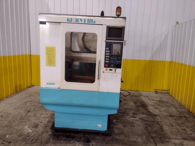 KIRA MODEL #KN30VE ELITE DUAL PALLET CNC VERTICAL MACHINING CENTER: YOBRO #24010