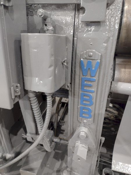 10' X 1/4" WEBB MODEL #6L INITIAL PINCH 3 ROLL PLATE ROLL: STOCK #18988