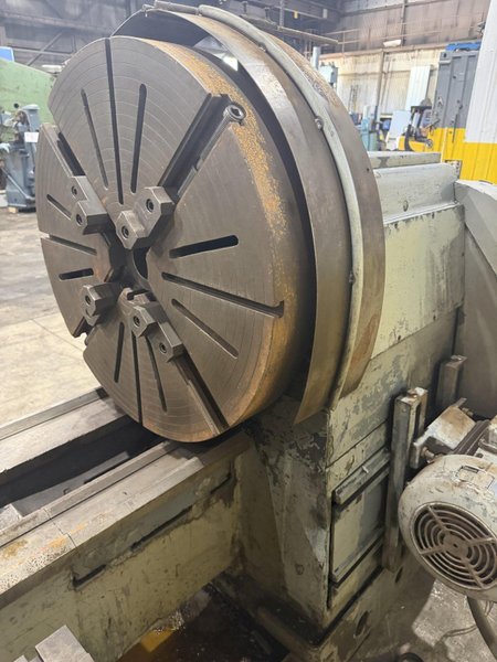 32"/46" X 144" MEUSER GAP BED ENGINE LATHE 3-1/8" HOLE: YOBRO #25908