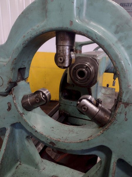 42" X 120" RYAZAN MODEL #1N65 HEAVY DUTY ENGINE LATHE 4.5" HOLE: STOCK #16472
