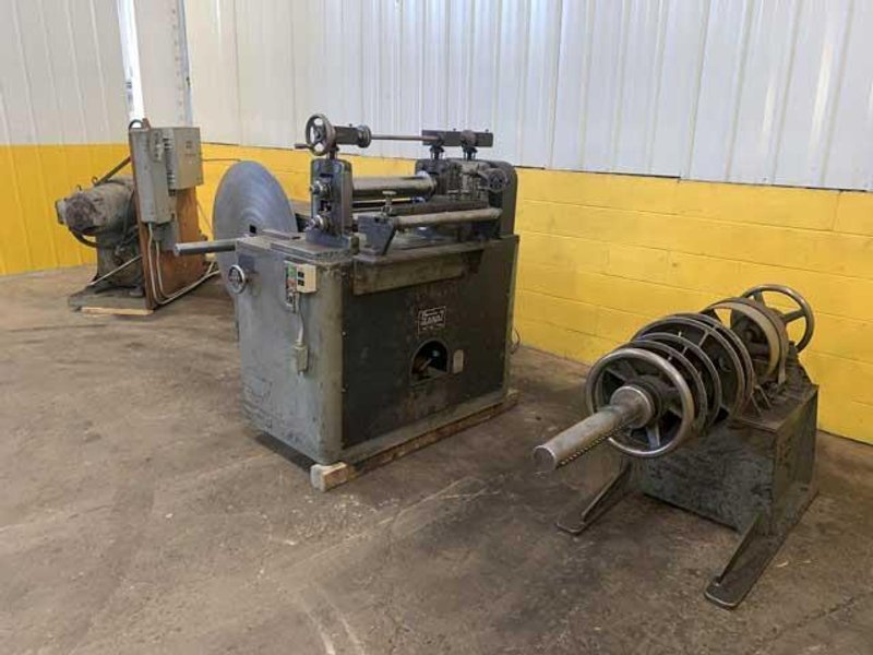 18" x 3" STANAT MODEL S-180 SLITTING LINE (13870)