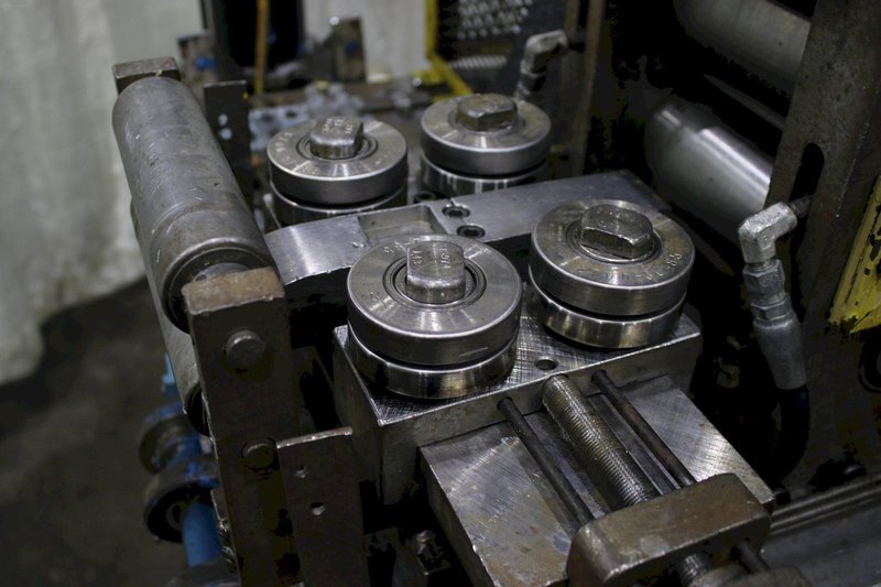 TISHKEN MODEL #6R6 LEVERLER/FEEDER/STRAIGHTENER: STOCK #75305