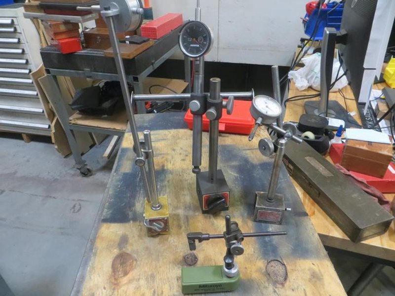 Micrometers (3) w 4 Assorted Magnetic Bases- Auction Item