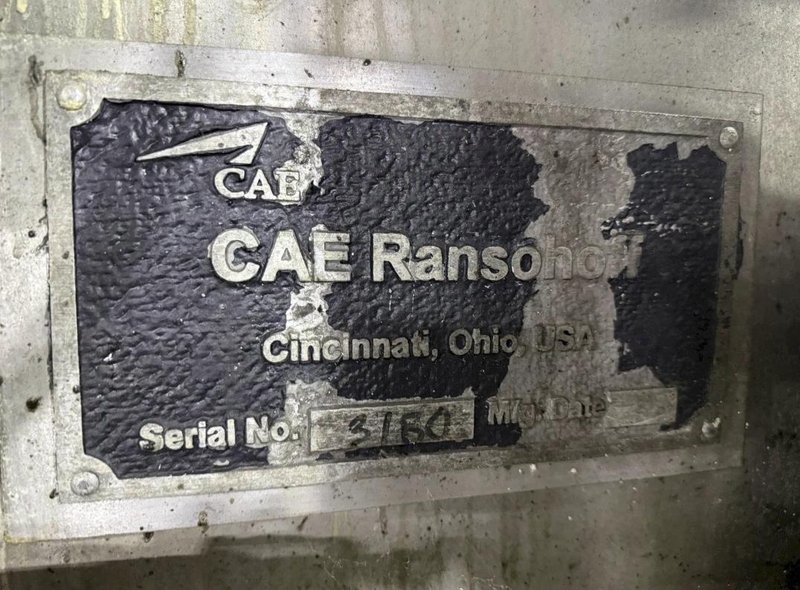 24" WIDE BELT CAE RANSOHOFF 4-STAGE STAINLESS STEEL BELT CONVEYOR PARTS WASHER &amp; RUST INHIBITOR. STOCK # 0545226
