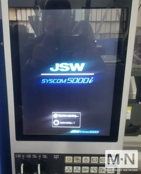 110 TON 4.8 OZ JSW MODEL J1000ADS-110U ELECTRIC INJECTION MOLDING MACHINE MFG 2020 DELIVERED NEW 2022