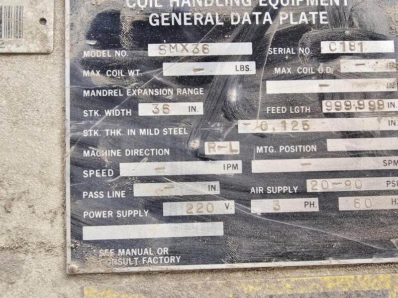 36″ CWP MODEL #SMX36 SERVO-MAX II SERVO FEEDER