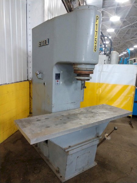 60 TON EITEL MODEL RP60 HYDRAULIC PRECISION STRAIGHTENING PRESS, 8" STROKE: STOCK #14296