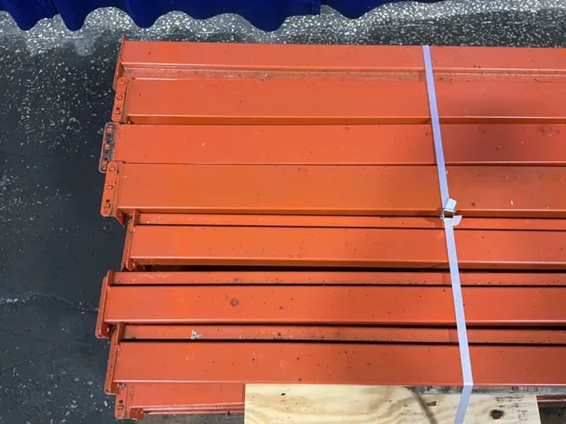 96" X 5" PALLET RACKING BEAMS  -  TEARDROP