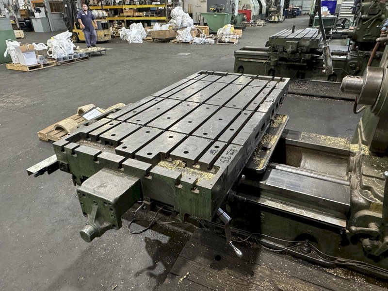 4&quot; GIDDINGS &amp; LEWIS 340-T HORIZONTAL BORING MILL. STOCK # 0668225