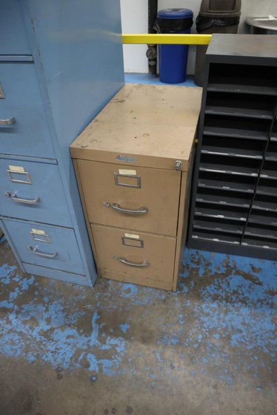 Metal Vertical File Cabinets 2 and 4 Drawer and Multi Slot File Organizer- Auction Item