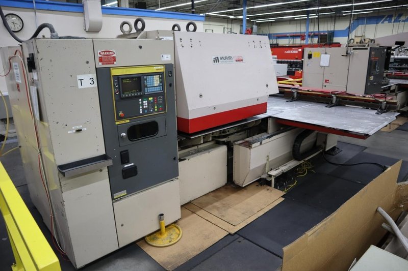 Murata Wiedemann Centrum 3000 CNC Turret Punch Press, 33 Ton, Fanuc  OP Control, 54 Station Turret, (2)AI Stations- Auction Item