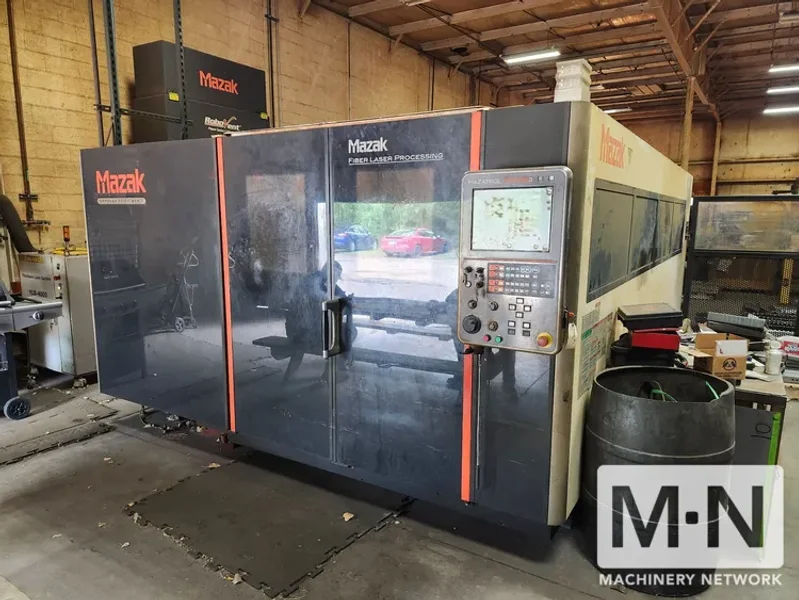 2014 4000 WATT MAZAK OPTIPLEX FIBER CNC LASER