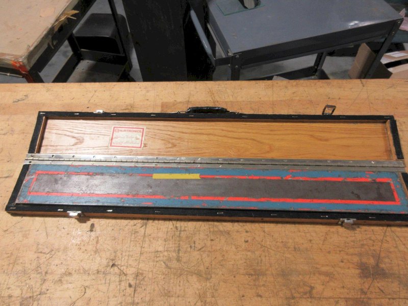 Irontronics Precision Ground Parallel 33.5" x 4" x .75", in Wooden Carry Case- Auction Item