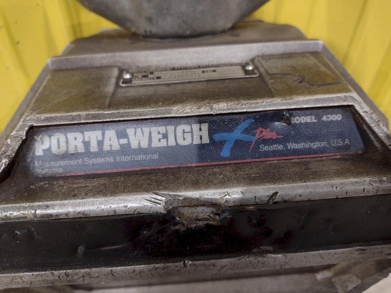30,000 CAPACITY PORT-A-WEIGH MODEL #MST-4300 HANGING PORTABLE CRANE SCALE: STOCK #21955