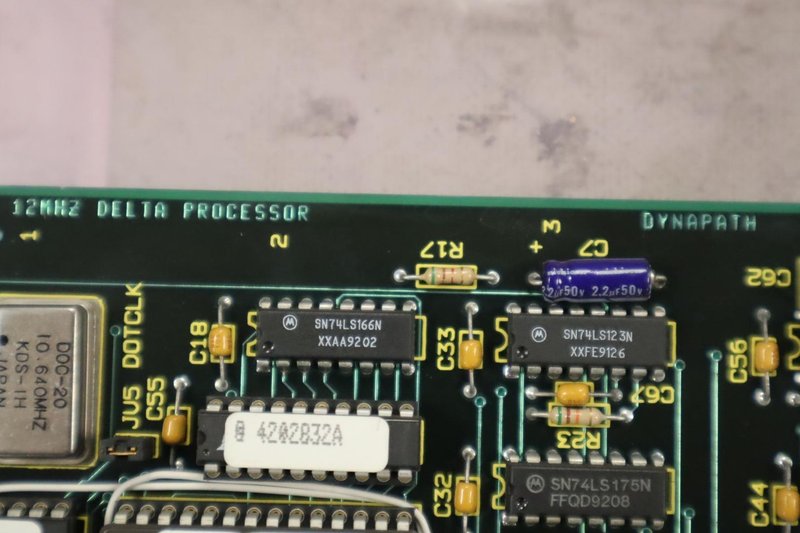 Used Delta Bendix Systems Board 12mhz Delta Processor 4202860 D 1286 / T4202732