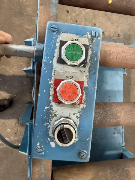 16" WIDE X 4.5" ROLL DIAMETER FRANKLIN HYDRAULIC PINCH FEED ROLL: STOCK #23394