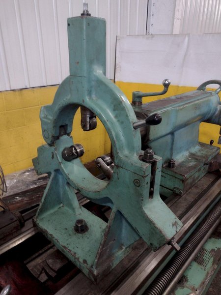 42" X 120" RYAZAN MODEL #1N65 HEAVY DUTY ENGINE LATHE 4.5" HOLE: STOCK #16472