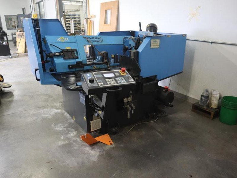 DoAll S-320CNC Structurall Programmable Horizontal Band Saw, Mitering to 60 Degrees, 11.75" Max Cut Diameter - NEW 2019- Auction Item