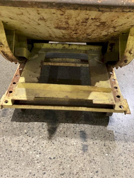 METAL SELF DUMPING HOPPER USED