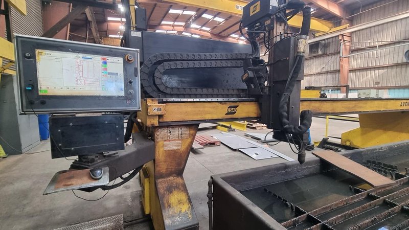 10′ x 20′ ESAB Avenger X-5000 Plasma Table, 2015 – Plasmarc 601