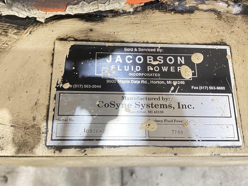5 HP JACOBSON FLUID POWER C FRAME HYDRAULIC PRESS: STOCK #21097