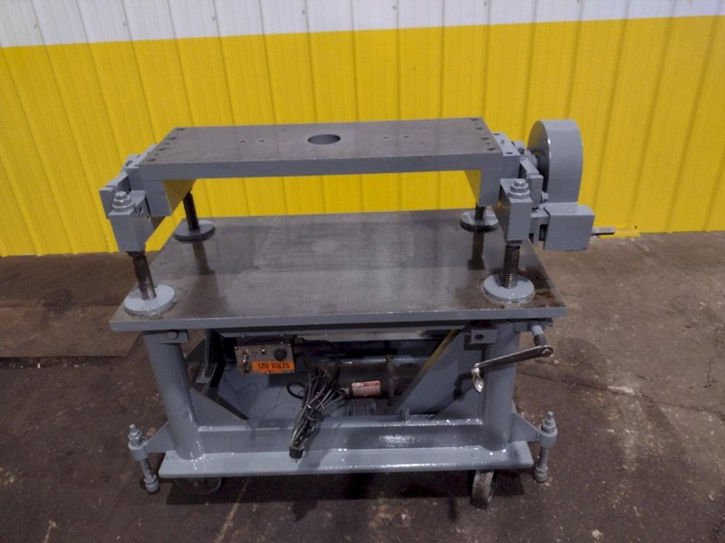 2500 LBS X 42" MACHINE TOOL CORP (MTC) MODEL #E3548 DIE HANDLER / FLIPPER MACHINE: STOCK #19569