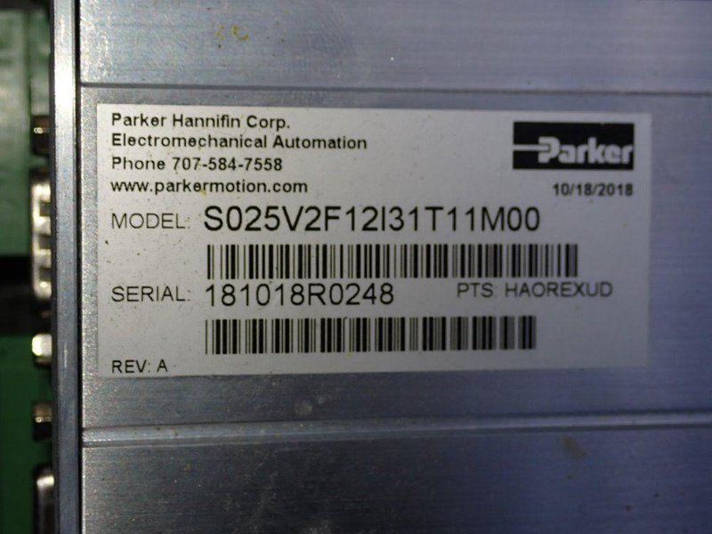 PARKER ELECTRICAL COMPONENTS  -  S025V2F12I31T11M00