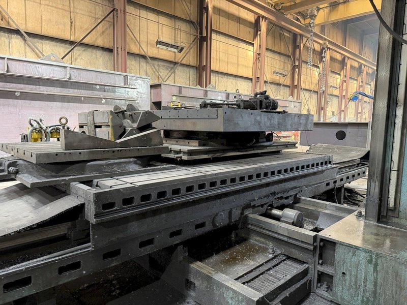 6" GIDDINGS &amp; LEWIS 70-H6-QT TABLE TYPE HORIZONTAL BORING MILL. STOCK #0547926