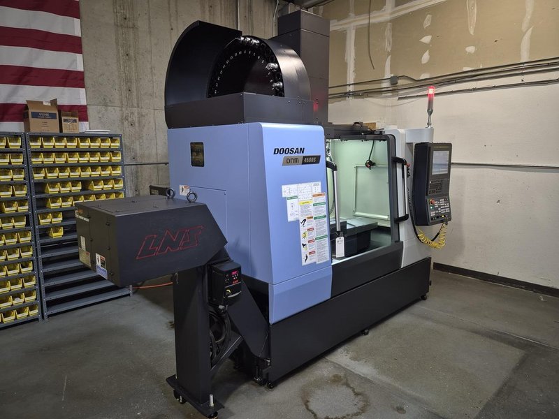 DN SOLUTIONS, Doosan DNM 4500S CNC VMC, 2021 – 15k RPM, Probe, CTS