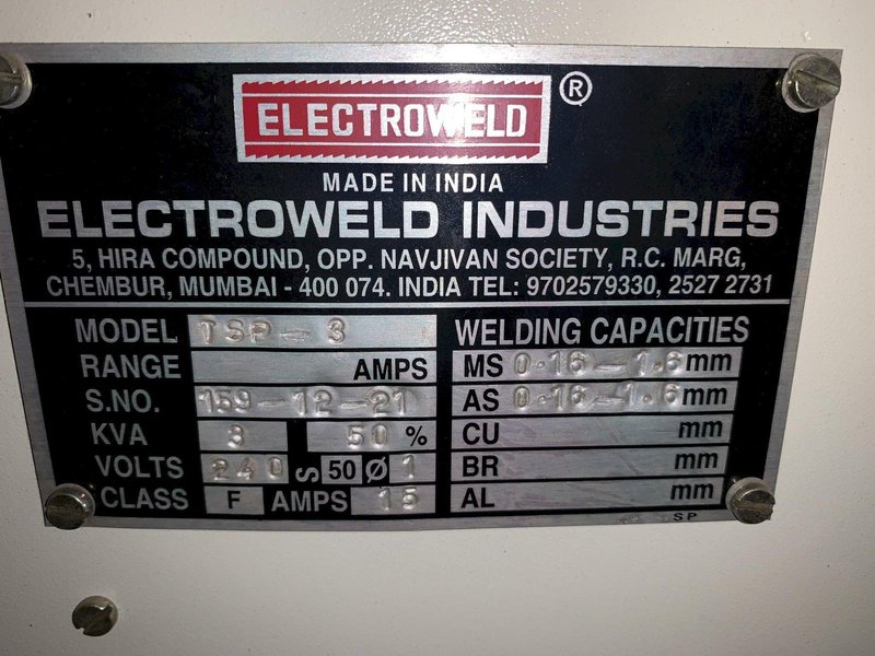 Electroweld TSP-3 Table Mounted High Precision Spot Welder with AY-01 Microprocessor