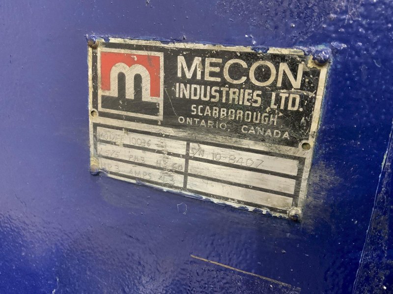 10,000 LB X 36" MECON INDUSTRIES MODEL 10036 POWER UNCOILER: STOCK #81084