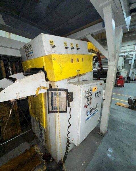 8,000 LBS X 24" X .125" DALLAS UNCOILER COIL REEL, STRAIGHTENER, FEED LINE: YOBRO #24808