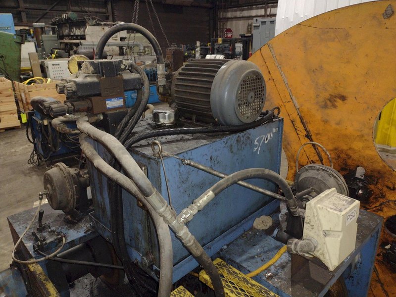 10,000 LBS FMS (FREEDOM MILL SYSTEMS) MODEL #UCD-550 DOUBLE END UNCOILER / COIL REEL: YOBRO #24900