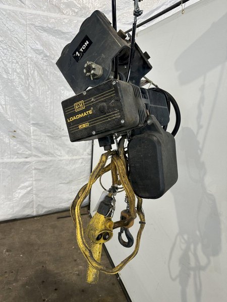 1/2 TON R&amp;M LOADMATE POWERED CHAIN FALL HOIST. STOCK # 1157822