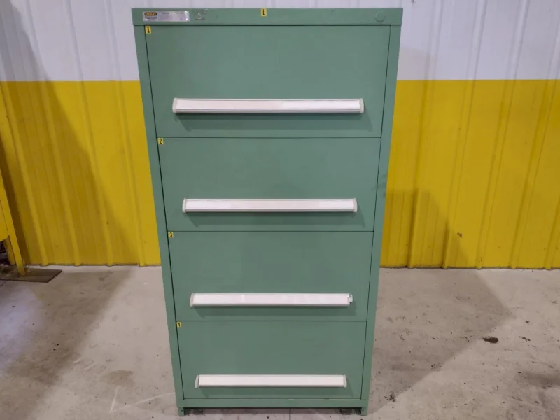4 DRAWER VIDMAR INDUSTRIAL STORAGE CABINET 30&quot; X 27.5&quot; X 59&quot;: STOCK #4138 (18 AVAILABLE)