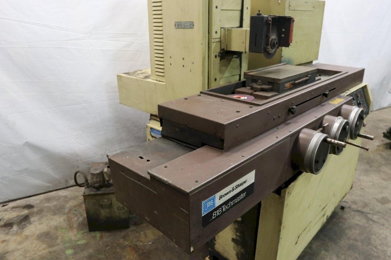 8" X 18" BROWN &amp; SHARPE MODEL #818 TECHMASTER HORIZONTAL SURFACE GRINDER: STOCK #12242