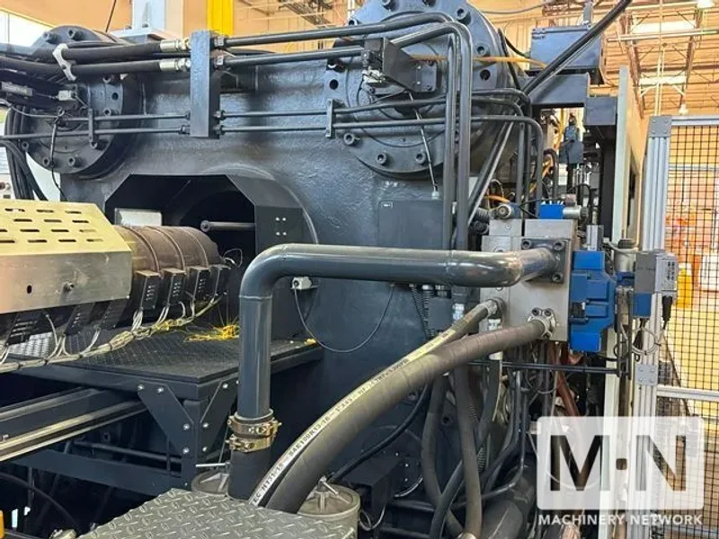 1150 TON 186 OZ HYUNDAI MODEL EDIS-1150DL HYBRID INJECTION MOLDING MACHINE MFG 2014 (4) AVAILABLE