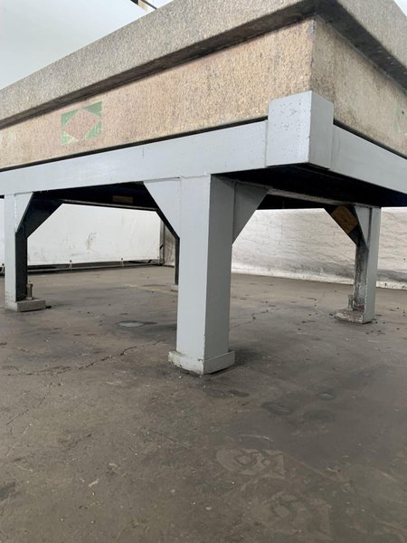 72&quot; X 48&quot; X 12&quot; GRANITE SURFACE PLATE W/STAND. STOCK # 0364124.