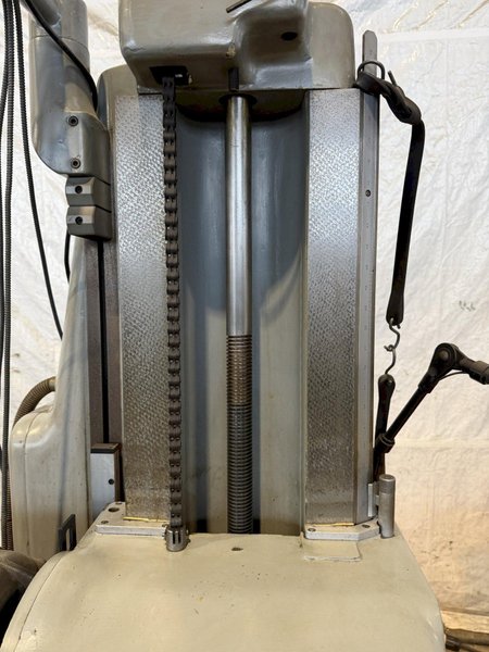 2" S&amp;S MACHINERY TABLE TYPE HORIZONTAL BORING MILL W/ TAILSTOCK. STOCK # 0224426