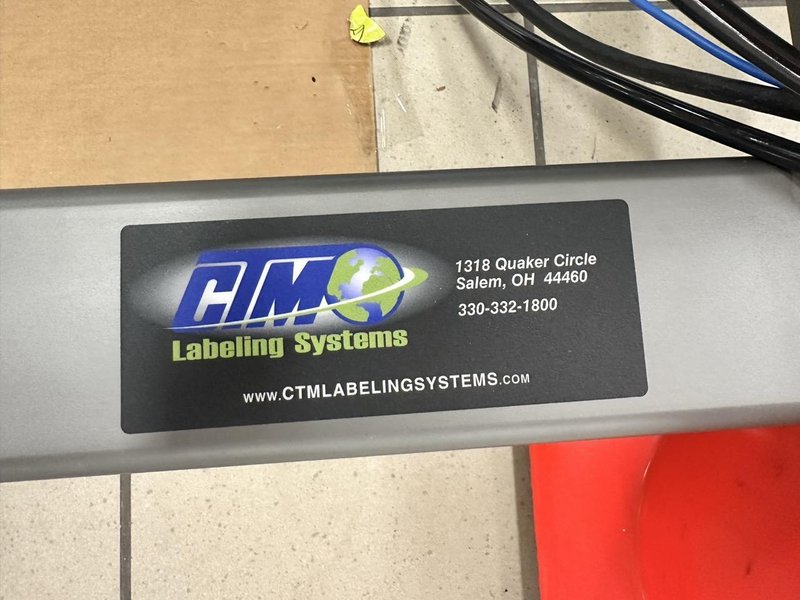 CTM 3600A-ZE511-4-2 (CTM 3600a-PA Series) Label Applicator with T-Base Stand and Tamp Home Sensor, Swing Away Tamp, Smart Tamp, 2023