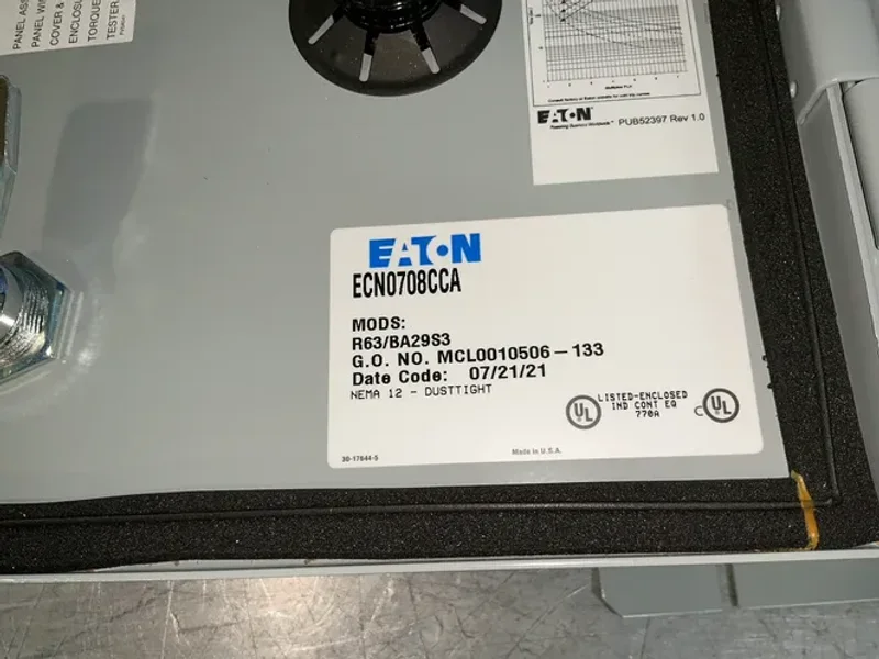 EATON NON-COMBINATION FVNR STARTER W/CPT  -  ECN0708CCA