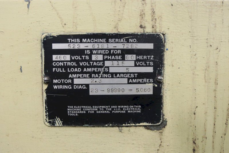 6" X 18" BROWN &amp; SHARPE MICROMASTER HORIZONTAL SURFACE GRINDER: STOCK 12219