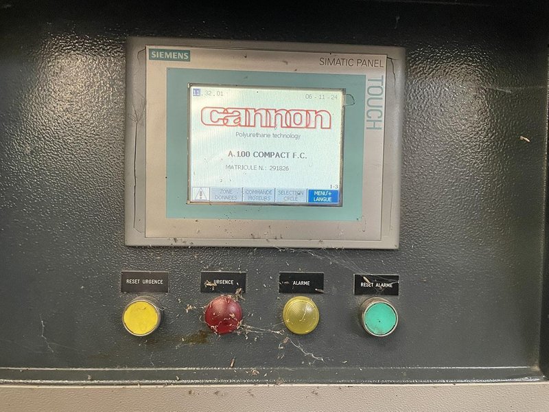 Manni / Cannon polyurethane press for sandwich panels