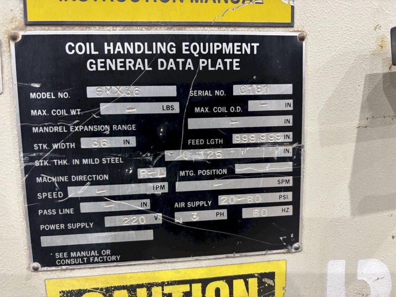 36″ CWP MODEL #SMX36 SERVO-MAX II SERVO FEEDER