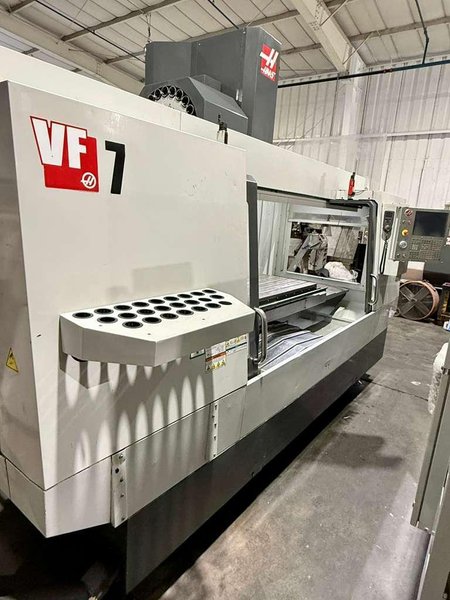 Haas VF-7/40 VMC, 2011 – 4th Axis Ready, Chip Auger, Programmable Coolant