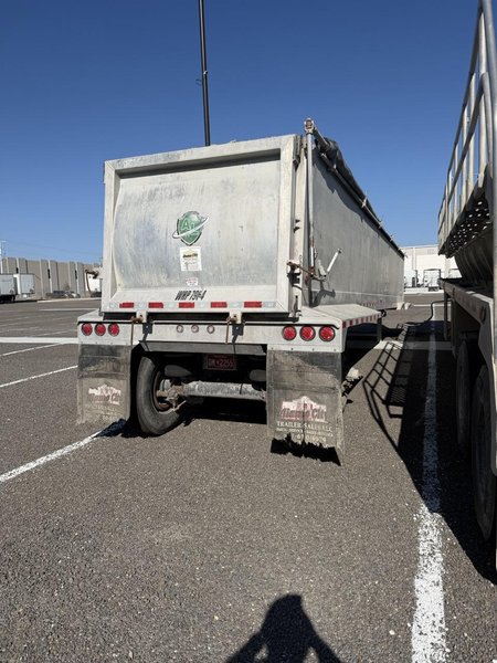 2024 Armor Lite 39′ Aluminum End Dump Trailer – Frameless – Air Ride – High Lift Gate – Lightweight Spec