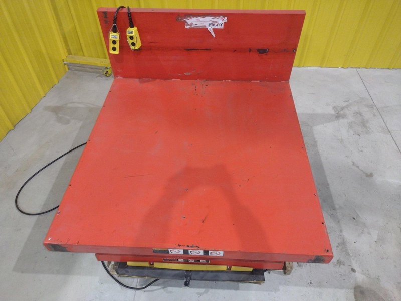 2,000 LB PRESTO PALLET  MODEL #XL36-50 W/ TILT LIFT TABLE: STOCK #20162